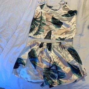 NWT Silky pajama set